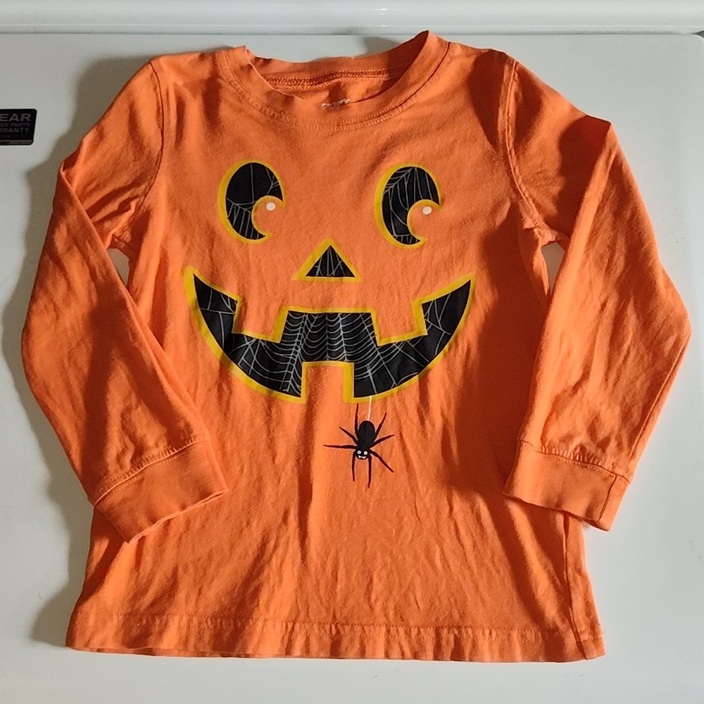Carter's Orange Pumpkin Long Sleeve Tee